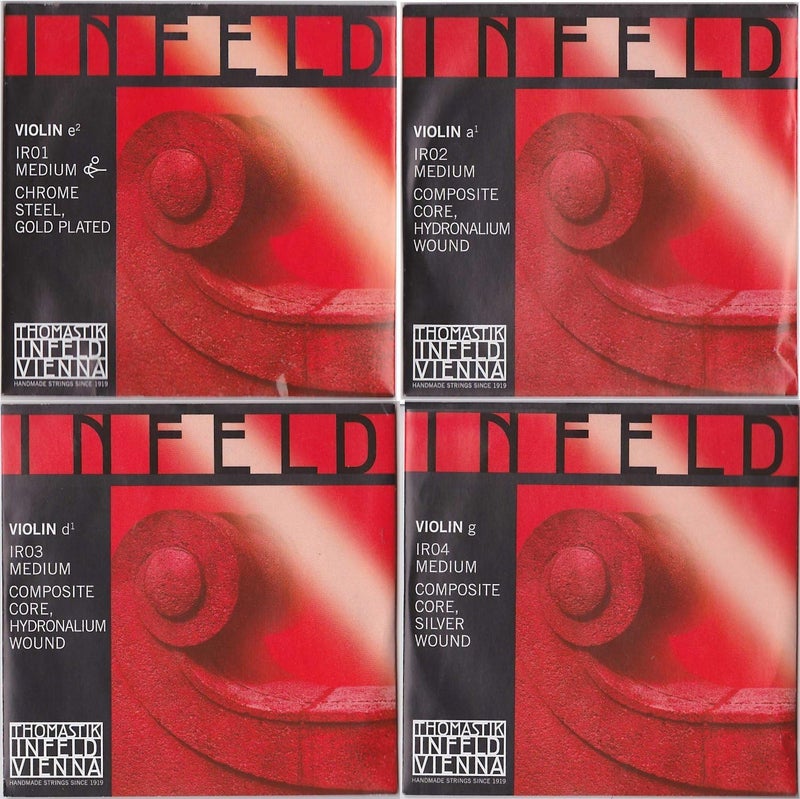 Thomastik-Infeld IR100 Infeld Red Violin Strings Set - Medium Gauge - Image 2